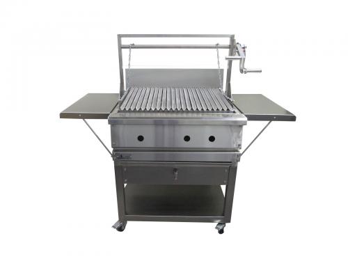 TIPO 15: ASADOR APARTAMENTERO EN ACERO INOXIDABLE