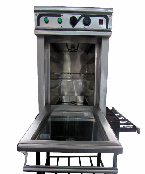Horno a Gas Empotrable 60 cm Haceb Con Gratinador HXCASIA60INOXGN -  Electromegaecuador