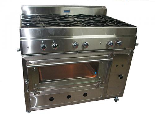 TIPO 7: ESTUFA DE 6 PUESTOS CON HORNO