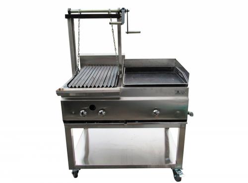 TIPO 22: EQUIPO MIXTO DE ASADOR Y PLANCHA